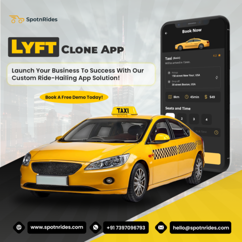 Develop Your Custom Taxi App with SpotnRides